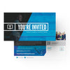 You're Invited Blue Wood - Large EDDM Mailer