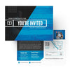 You're Invited Blue Wood - Small EDDM Mailer