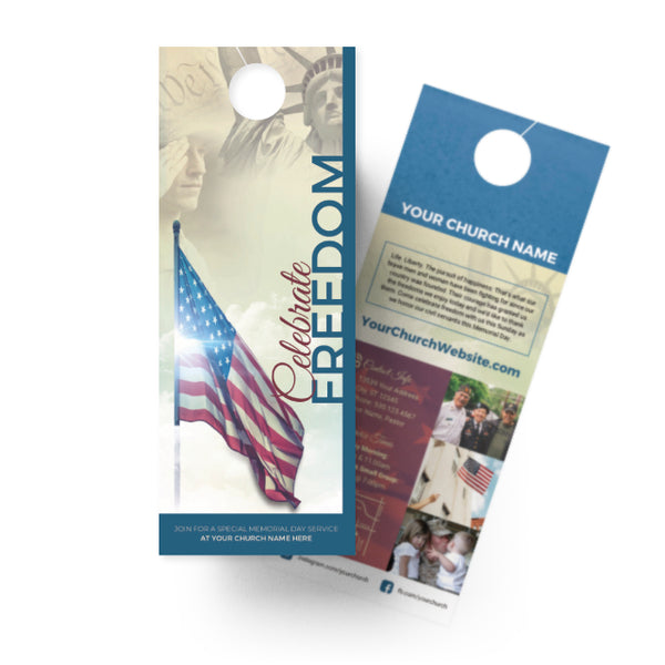 Celebrate Freedom - Door Hanger
