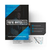 You're Invited Blue Wood - Standard Invitation Card