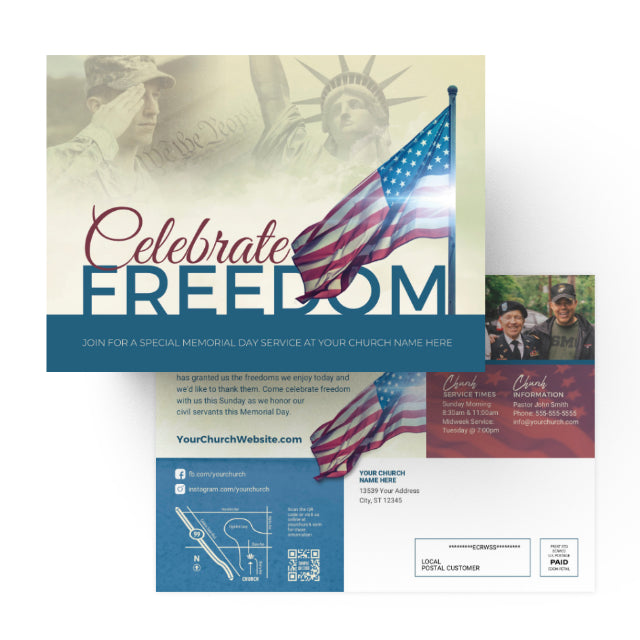 Celebrate Freedom - Small EDDM Mailer