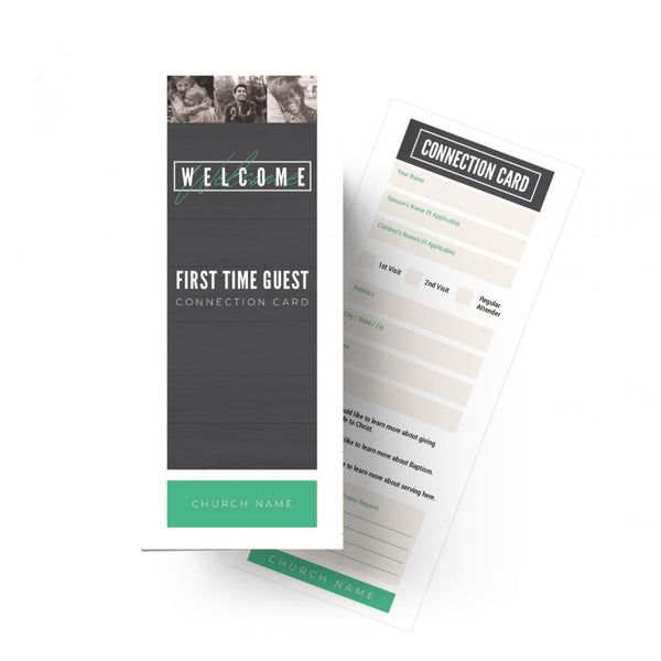 Modern Wood - Standard Connection Card