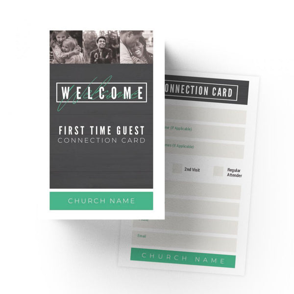 Modern Wood - Mini Connection Card