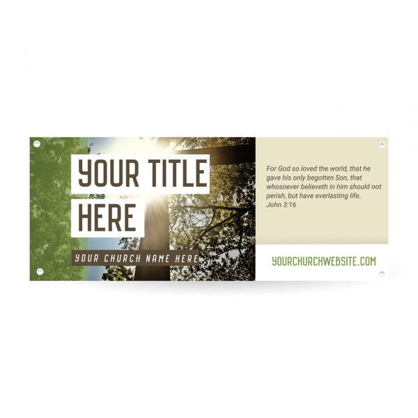 Cross Yearly Theme - Horizontal Banner