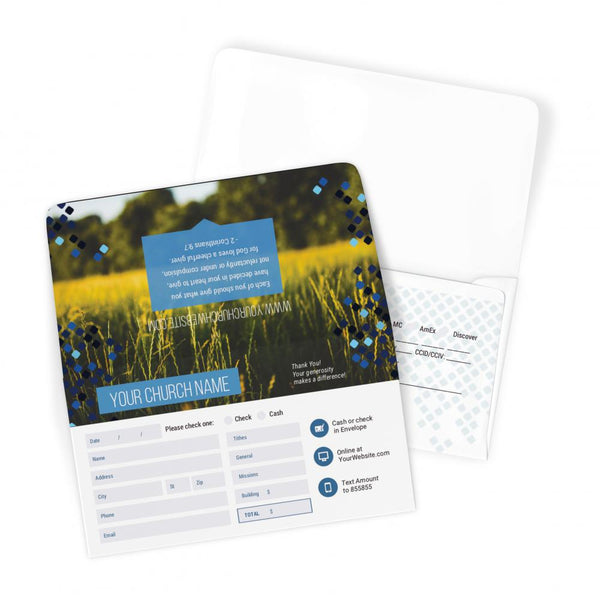 Pixels Yearly Theme - Long Flap Offering Envelope