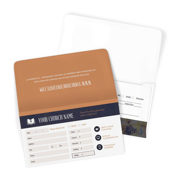 Vine Yearly Theme - Long Flap Offering Envelope