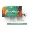 Open House Golden Field - Mini Invitation Card