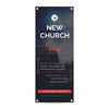 New Church Red Lines - Vertical Banner