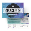 Be Our Guest Circle Gradient - Small EDDM Mailer