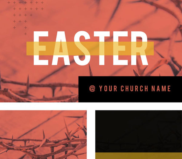 Orange Easter Crown - Screen Set
