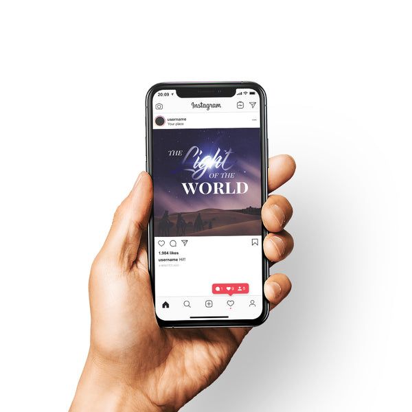 The Light of the World - Social Media Graphic