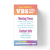 I Love VBS - Mini Invitation Card