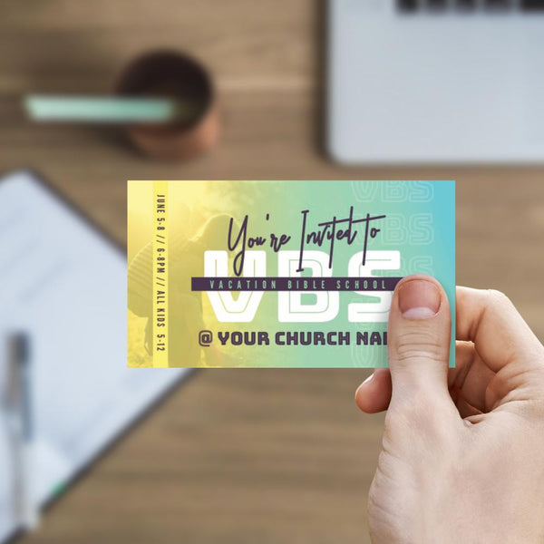 You're Invited VBS - Mini Invitation Card