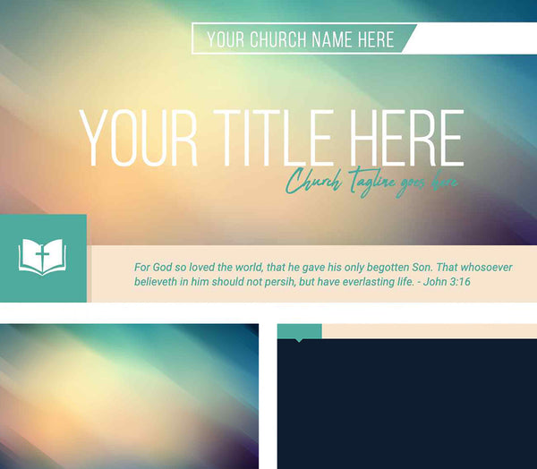Abstract Yearly Theme - Screen Set