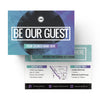 Be Our Guest Circle Gradient - Standard Invitation Card