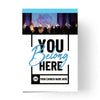 You Belong Here Blue Script - Standard Invitation Card