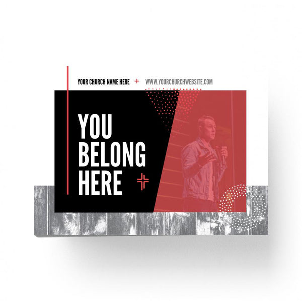 You Belong Here Red Box - Small EDDM Mailer
