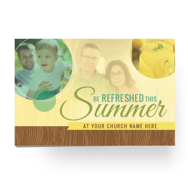 Be Refreshed This Summer - Standard Invitation Card