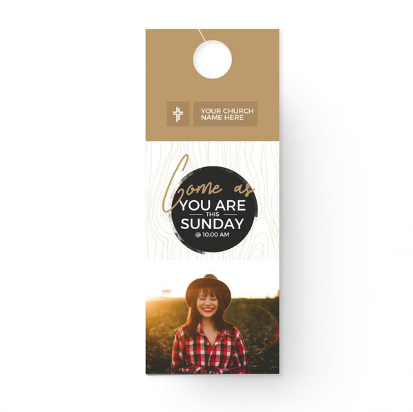Come As You Are - Door Hanger