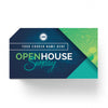 Open House Balloons - Mini Invitation Card