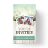 You're Invited Green Field - Mini Invitation Card