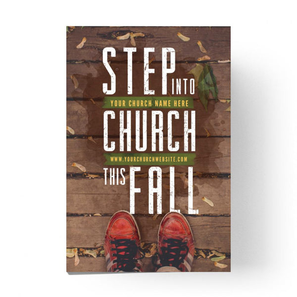 Step Into Church - Standard Invitation Card