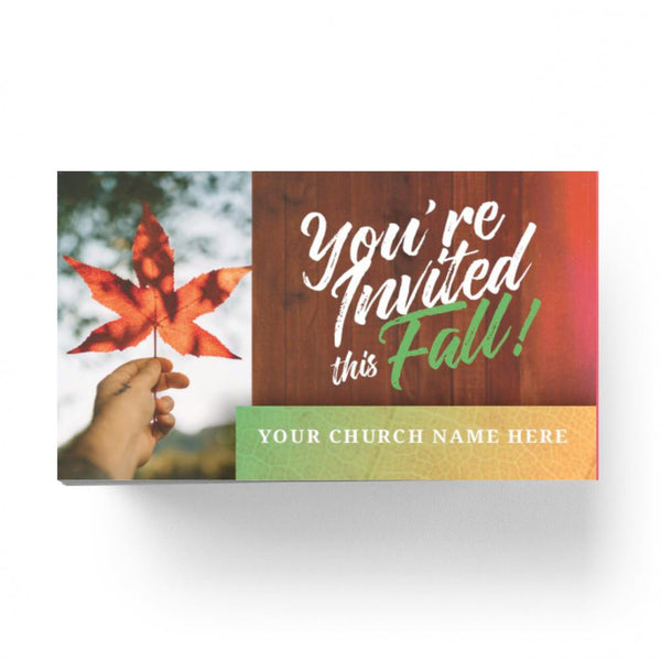 You're Invited This Fall - Mini Invitation Card