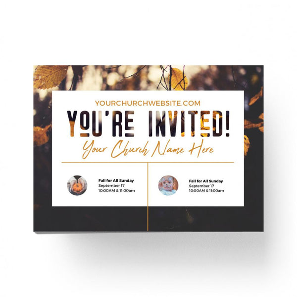 Fall You're Invited - Small EDDM Mailer