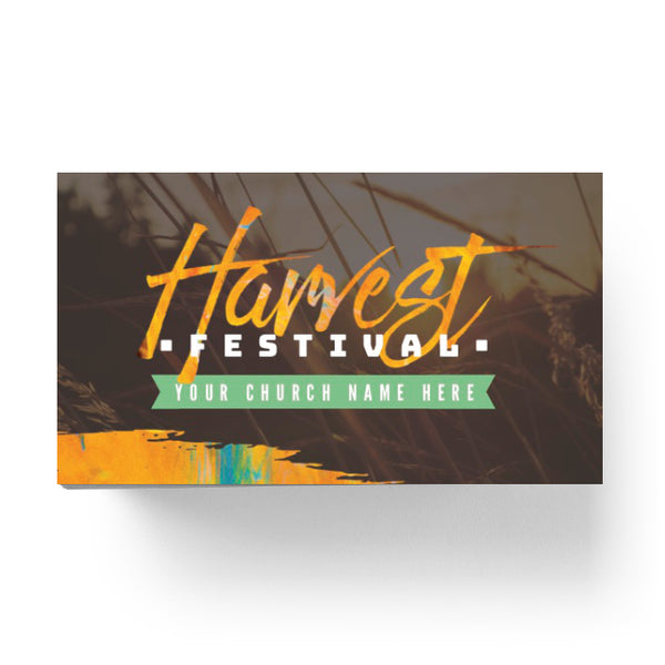 Harvest Festival - Mini Invitation Card