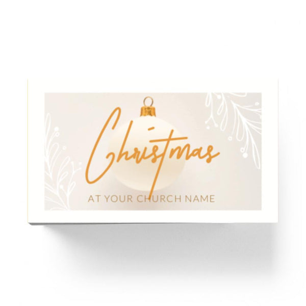 Christmas at Church - Mini Invitation Card