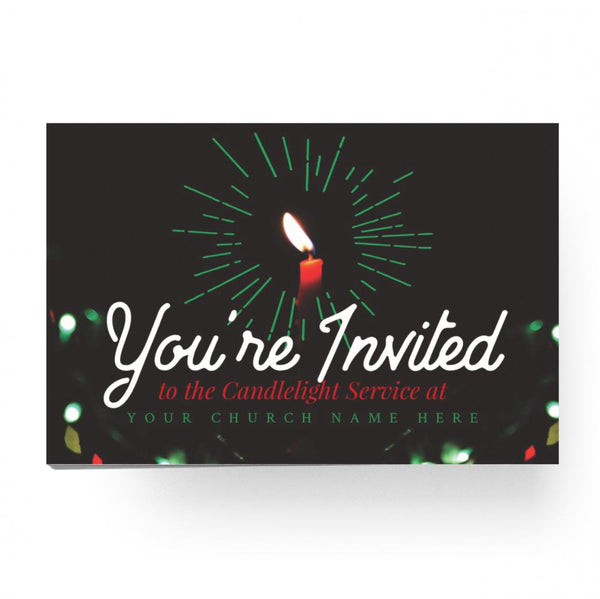 You're Invited Candle - Standard Invitation Card