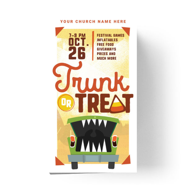 Trunk or Treat Orange - Large EDDM Mailer