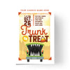 Trunk or Treat Orange - Standard Invitation Card