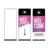Gradient and Paint Clean - Fabric Sleeve Banner