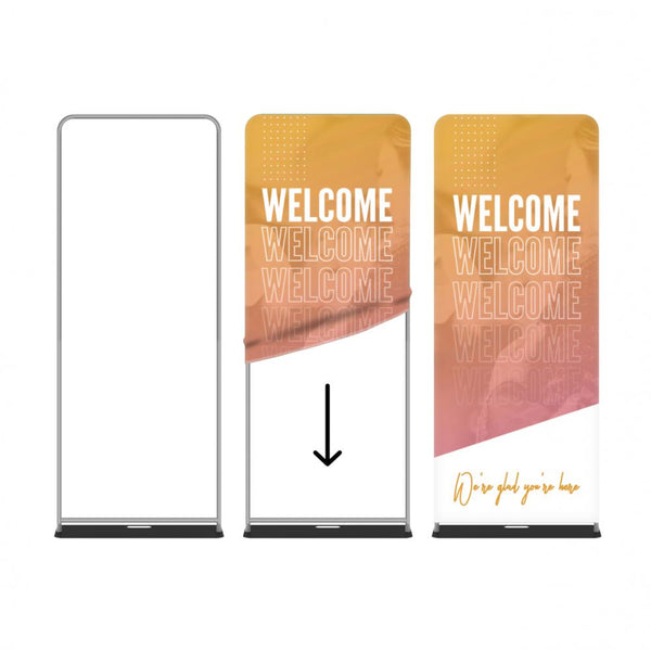 Angled Gradients - Fabric Sleeve Banner