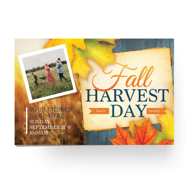 Fall Harvest Day - Standard Invitation Card