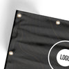 Dark Black Wood - Vertical Banner