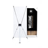 Dark Black Wood - X-Stand Banner