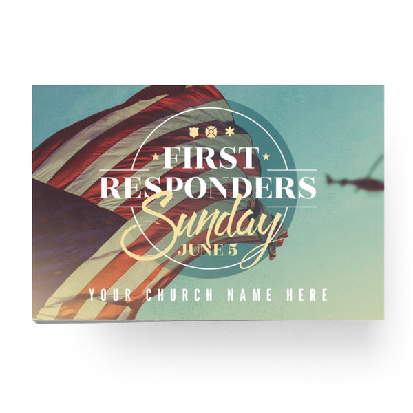 First Responders - Standard Invitation Card