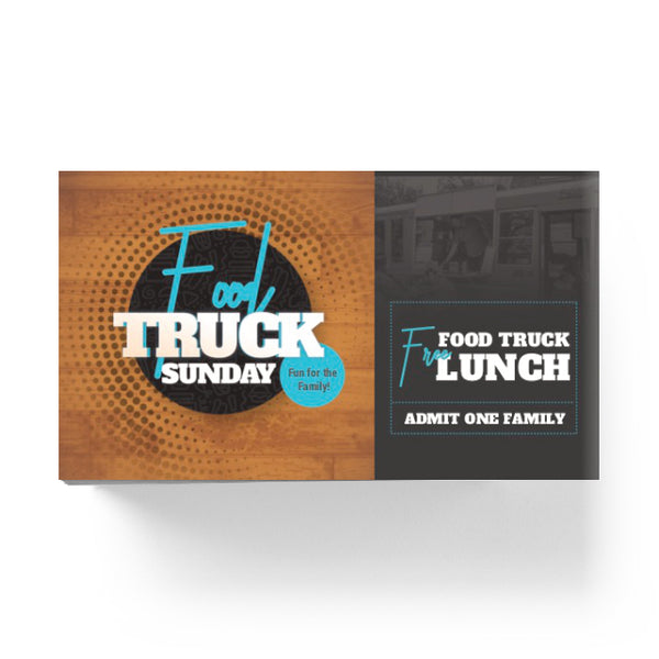 Food Truck Sunday - Mini Invitation Card