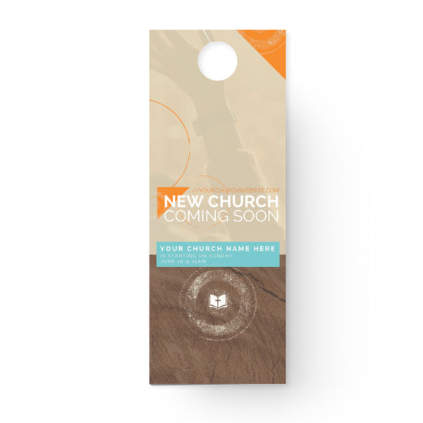 New Church Coming Soon - Door Hanger