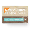 New Church Coming Soon - Standard Invitation Card