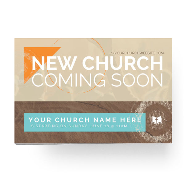 New Church Coming Soon - Standard Invitation Card