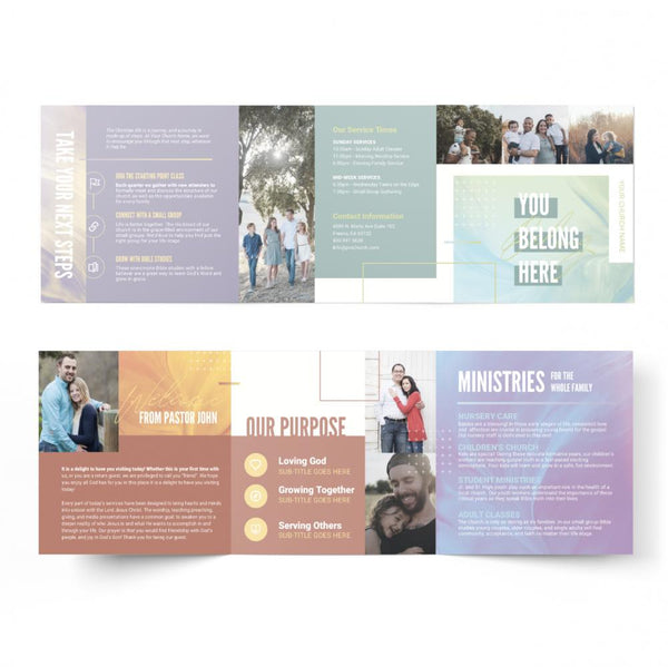 Welcome Paint - Trifold Welcome Brochure