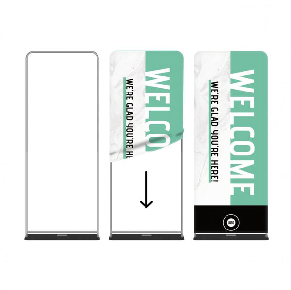 Clean Lines - Fabric Sleeve Banner