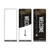 Color Block Lines - Fabric Sleeve Banner