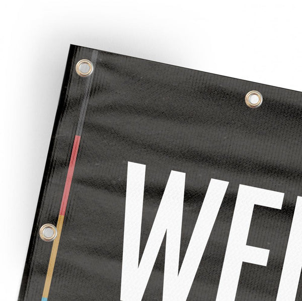 Color Block Lines - Horizontal Banner