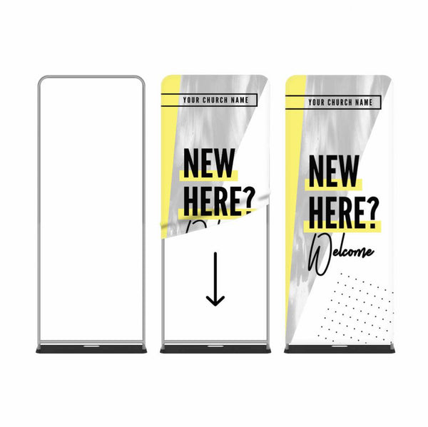 Church Dots - Fabric Sleeve Banner