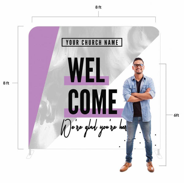Church Dots - Large Fabric Sleeve Displays