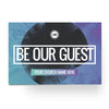 Be Our Guest Circle Gradient - Standard Invitation Card